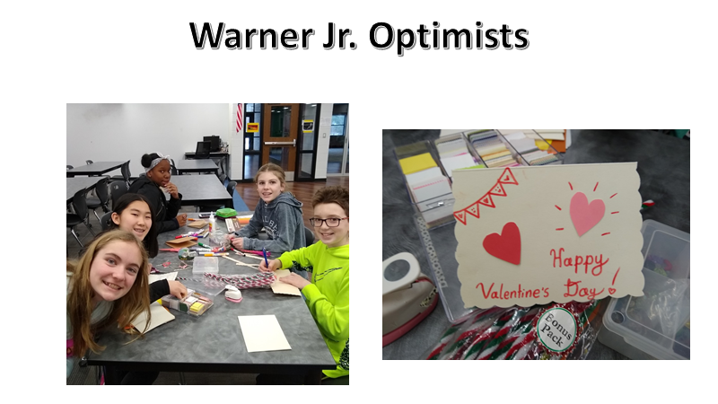 2020 Warner Junior Optimists Valentines