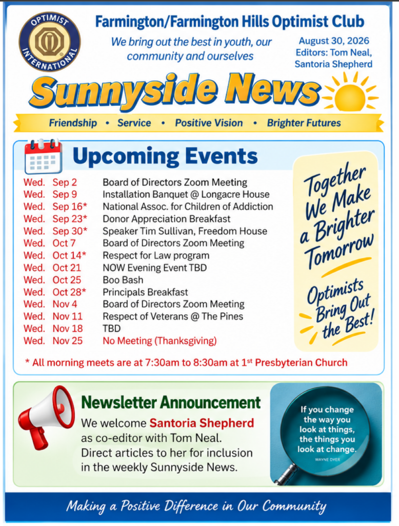 Sunnyside News 8-30-2026