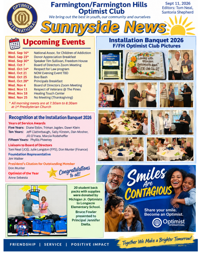 Sunnyside News 9-11-2026